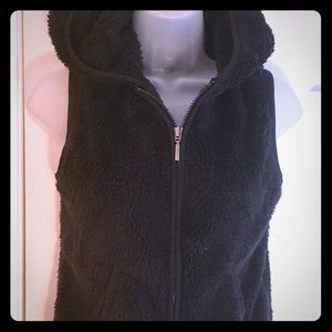 MUDD Sherpa Hooded Vest ~ 16